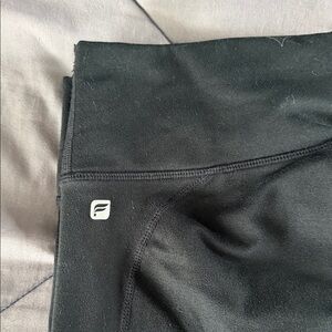 Fabletic Women Black Leggings size L